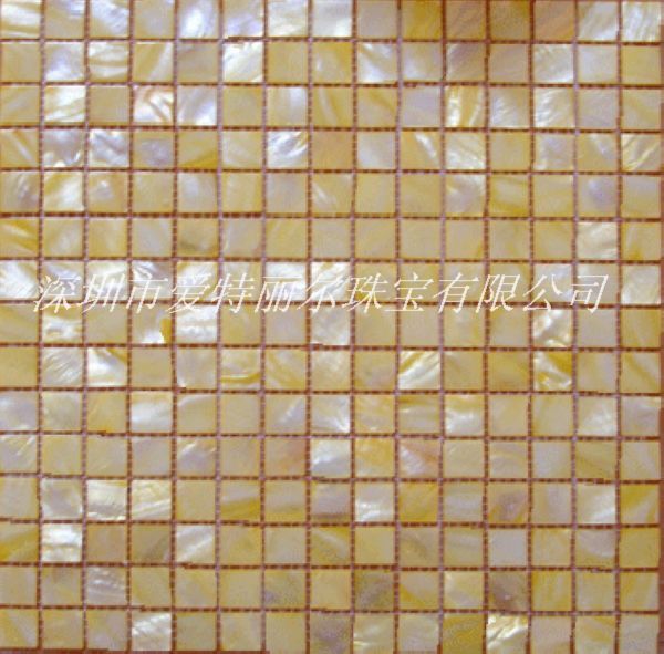 染色淡水贝马赛克,天然贝壳装饰材料