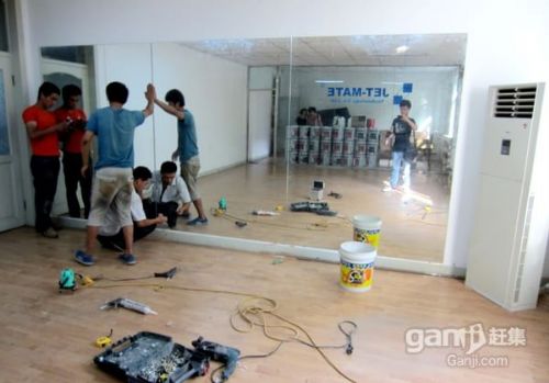 天津龙腾舞蹈室镜子定做 天津可移动舞蹈镜安装