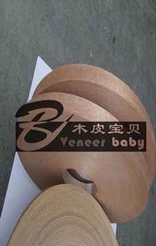 无纺布木皮封边条 红胡桃