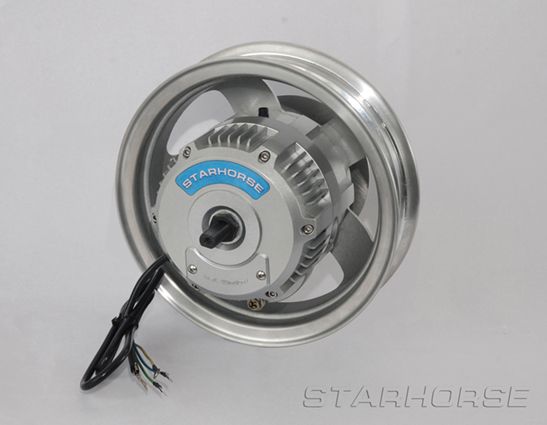两级机械变速一体化轮毂电机