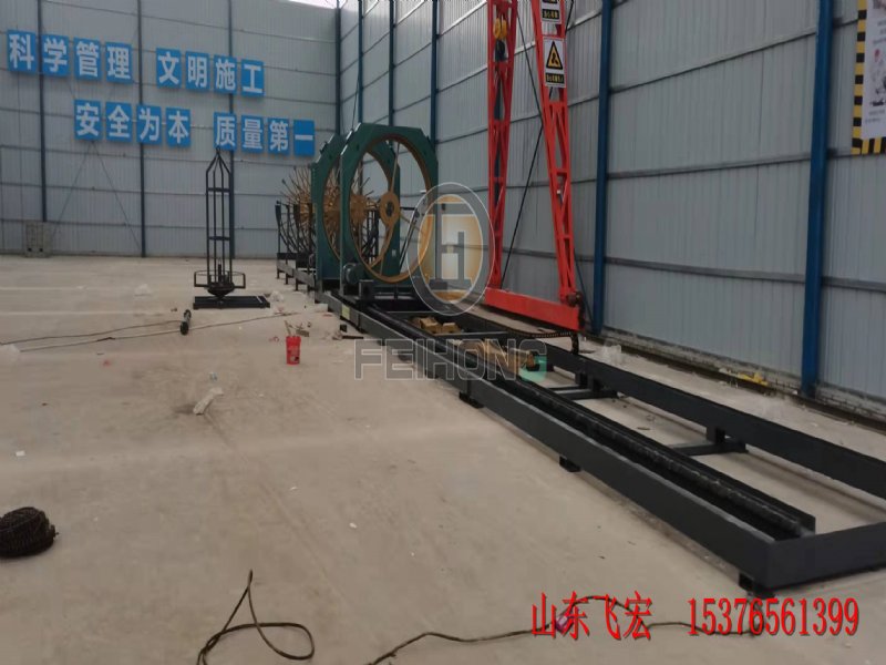 钢筋笼滚焊机 数控全自动转孔桩基成型机加工定制