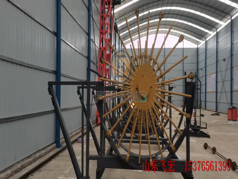 数控钢筋笼滚焊机设备日产量 全自动钢筋成笼滚笼焊机