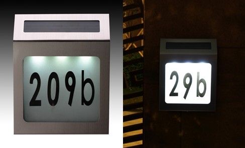 太阳能门牌号灯 TM1218DHW