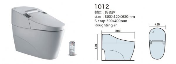 樱雪卫浴原装全自动智能马桶座便器遥控智能坐便器