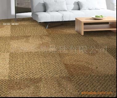 供应优质丙纶方块地毯(环保型改良沥青底)