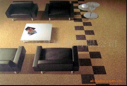 供应防潮防滑尼龙方块地毯