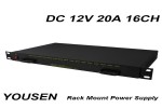 DC12V20A16CH机架式电源