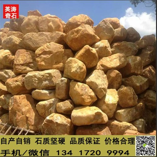 厦门公园草坪踏步石 别墅公园泰山石 优质英石 质量保证