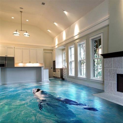 中坪科技3D效果硅胶地坪定制