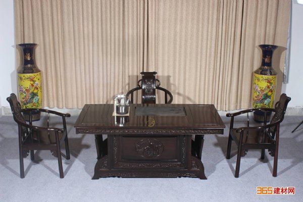 众享家具东非酸枝实木茶桌