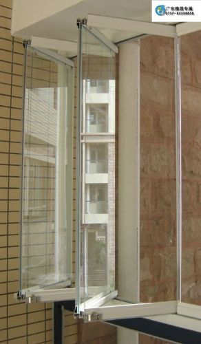 十二代喷涂电泳折叠无框阳台窗